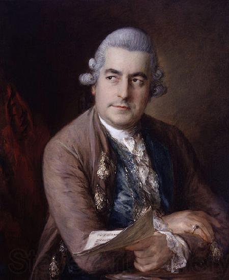 Thomas Gainsborough Portrait of Johann Christian Bach